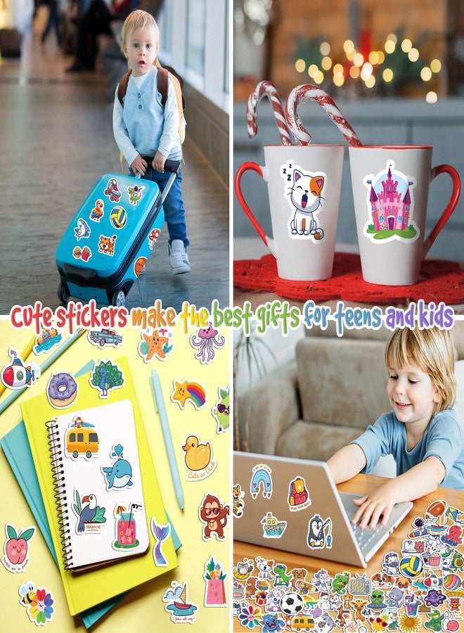 ALODNY 200 PCS Water Bottle Stickers for Kids Cute Sticker,Waterproof Vinyl Stickers for Water Bottles laptops,Kawaii Stickers for Kids Classroom Prize Boys Girls Teens - Image 4